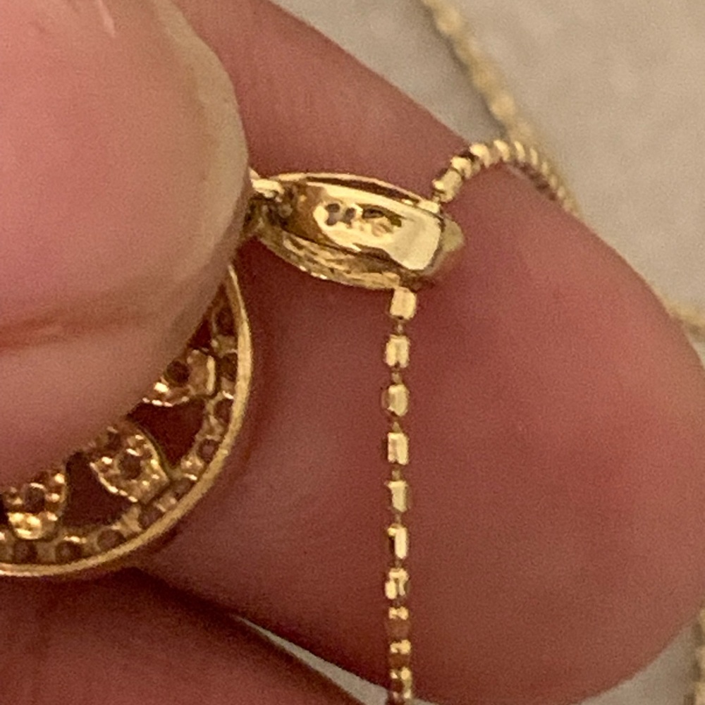 14K Gold Key Pendant only - Picture 6 of 8